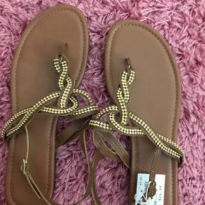 American Eagle Brown Sandals
